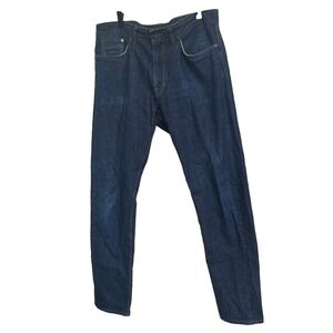 Railcar Fine Goods Five-Pocket Dark Blue Denim Men's Selvedge Jeans Size 36